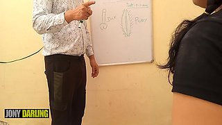 Indian Xxx Tuition Teacher Teach Her Student What Is Pussy And Dick By Jony Darling