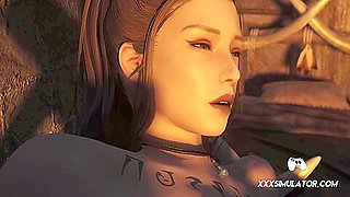 3d Milf Takes A Rough Pounding & Climaxes Loud On The Floor With Car Toon