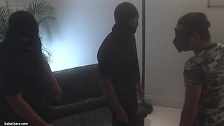 Lesbian Beauties' Wild Group Passion Sparks Cum Heat