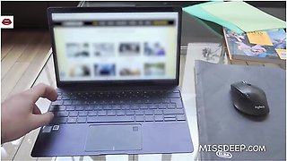 Hot Hookup At Workplace With Amazing Blonde French Milf