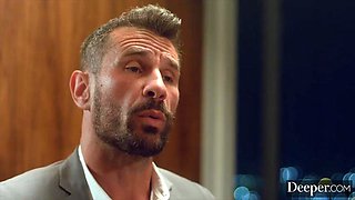 Deeper. Gorgeous Blonde seduced by bfs dad ft. Gizelle Blanco: Blowjob, Spooning  Hd Porn Porn