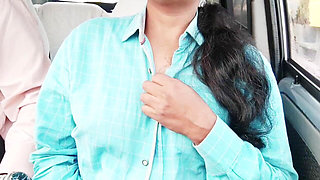 Stepdaughter with Stepmom's Boyfriend in the Car