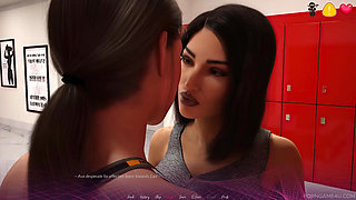 Thirsty MILF Seduces Married Friend in Gym Locker Room - the Office - Part 4 - Damaged Coda - by Porn Game 4u