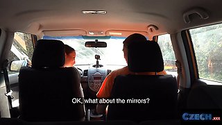 Czech xxx - schoolgirl gives Sloppy Blowjob and excellent stand up doggie-style