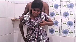 18 Year Old Indian GF Sucking Big Cock In Bathroom