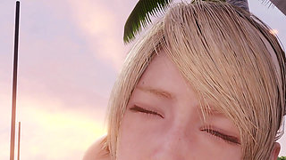 Orgy on the Beach - Final Fantasy 3D Hentai Porn
