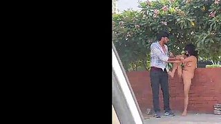 Viral Jaipur Video Of [censored] Girl Stripping Naked On Busy Road & Causing Wild Ruckus