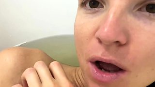 Bath fetish solo play