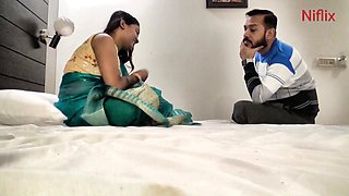 A Desi Girl Was in Her Room. Her Husband Office Colleague Came There. They Fucked in This Lonely House.