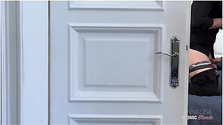 I Spy My Boyfriend Fucking His Slutty Coworker. Mi Joins And Licks The Cum Off Her Pussy With Francis X Official