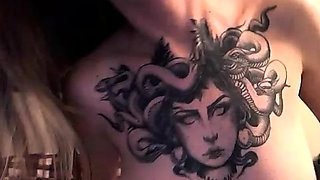 Big boobs milf masturbates with her dildo