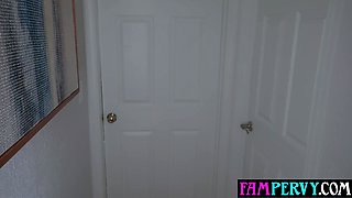 Busty Brazilian MILF step aunt fuck teen