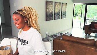 Big Tits Ebony Teen Tight Pussy Pounded