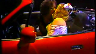 Retro lesbian nurse exotic beauty eat pussies outdoors at night