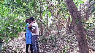 Odia college girl hard-core fuck with her boyfriend in forest, odia sex in outdoor forest