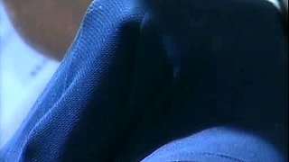 Big titted blonde tramp giving blowjob in hardcore 3some