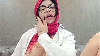 Hijab Masturbation with Big Ass