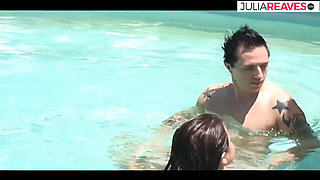 Kacie Starr doing kinky at the pool