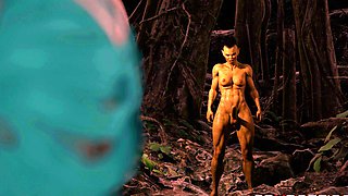 Futa Orc fucks hard Fairy in the Forest Blowjob Anal doggy