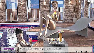 Fun With My Goddaughter Christine & Her Friend Jessica In A Private Water Pool Step Dreams About Tight 18 Years Pussy