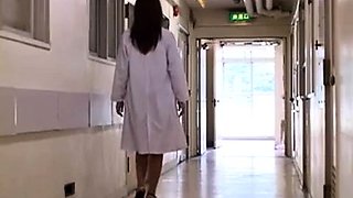 Naughty Asian nurses in uniform satisfy their lesbian needs