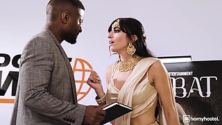 Lustful Bollywood Celebrity Fucked On Live TV