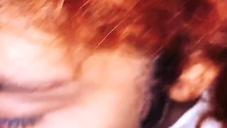 Busty Amateur Redhead Emo Babe Fucking POV