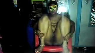 Big-Tits Indian Mature Couple with a Big Ass on Webcam
