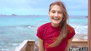 Tiffany's Anal Adventure: Stockings & Emotions in Play