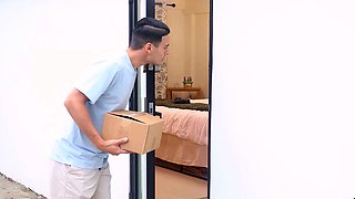 Blonde GILF Bathtub Surprise Leads to Missionary Bed Sex