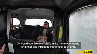 Fake Taxi - Nerdy Babe Klaudia Diamond in Fishnets Cheats on Hubby