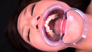 Asian nymphos engage in rough sex and swallow hot cumloads