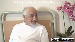 Pill Time for Grandpa Nana Garnet: Blowjob and Doggystyle Action!