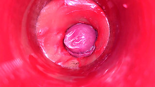 Camera Inside Pussy: Powerfull Cum in Pussy! Best Internal Asmr