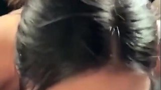 CarynBeaumont sexy point of view bj in the gym