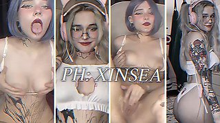 BDSM fetish with a cute cosplayer with an explosive orgasm. by XINSEA: Porn