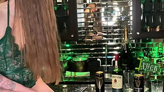 Cute curly brunette solo webcam masturbation