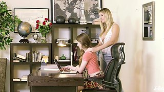 Naughty sapphists exciting sex movie