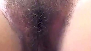 Blonde and Brunette Hairy Girls on Webcam Masturbating
