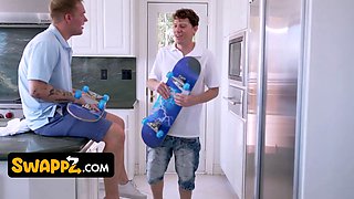 Huge titted curvy Dee Williams, Nadia White & Rion King in insane group fuck