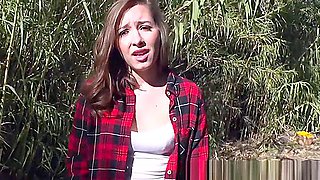 Fresh Faced teen 18+ Hitchhikes And Gets Fucked In The Woods