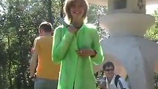 Girl flashing in public polinamalashevich-1