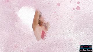 Petite hispanic teenager model Toni Maria solo