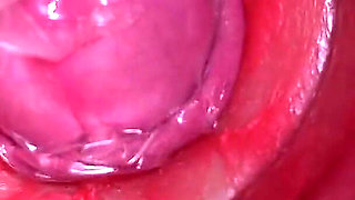 Camera Inside Pussy - Powerfull Cum in Pussy! Best Internal Asmr