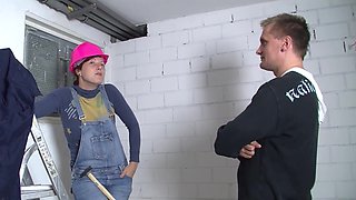 A Busty Worker to Be Fucked in the Ass