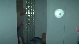 Step Mom Fucks Step Son in Hotel Bed - Creampie Surprise!