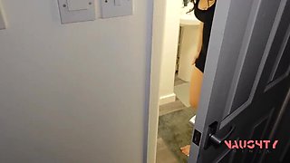 Buddy's Step-Mom Caught Nude in Bathroom