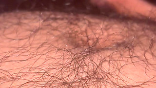 Close up hot cumming