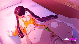 Terena gets lost in a wild fuckfest in uncensored anime fun