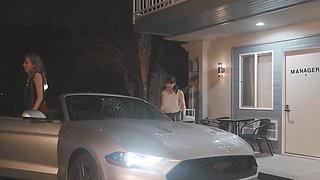 A sexual woman is having fun with two other shemales, haley and natalie.